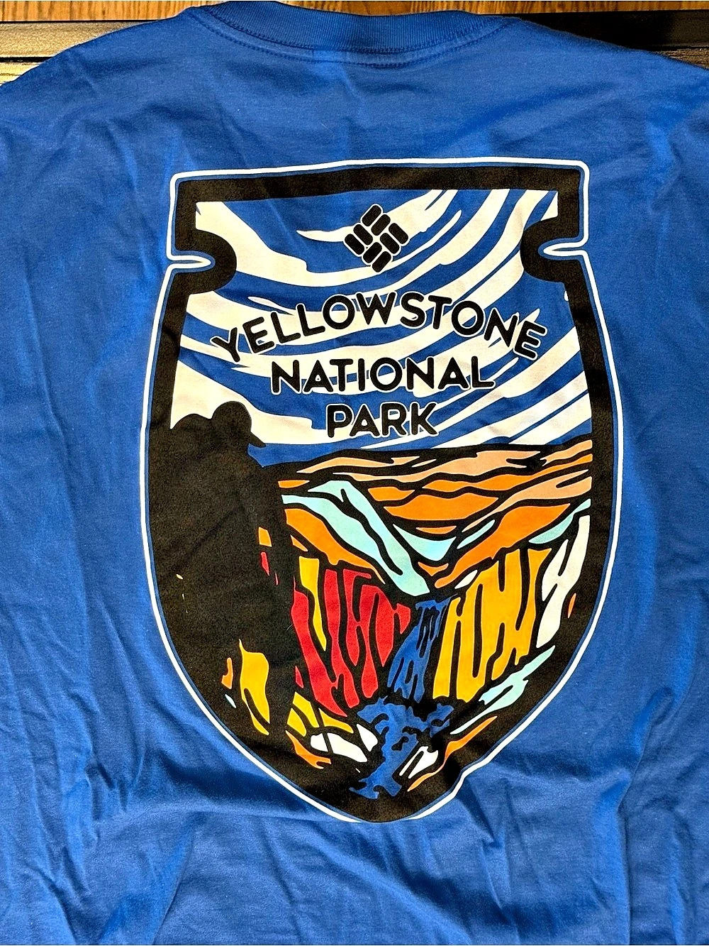 Columbia Men's Yellowstone National Park Graphic Tee XXL Like New